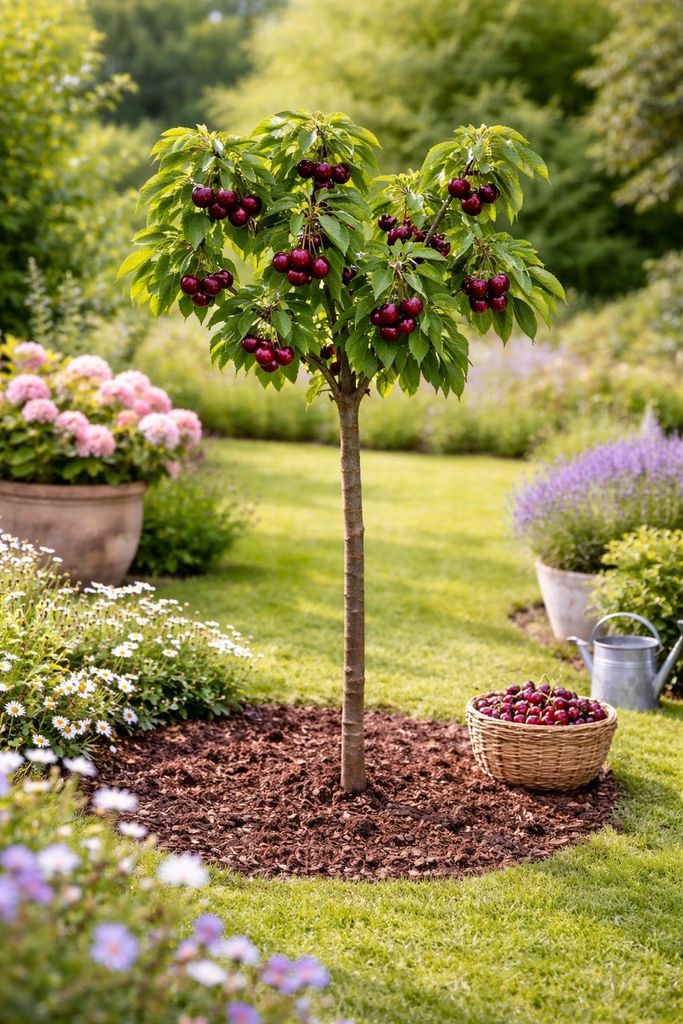Ciliegio dolce Lapins 100–120 cm – ciliegio autofertile, Immagine del prodotto 