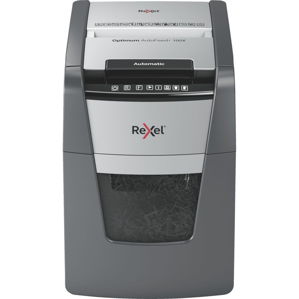 Rexel Optimum AutoFeed+ 100X Aktenvernichter Produktbild 