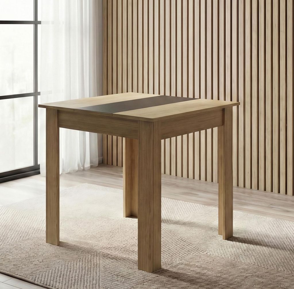 VCM VCM Esstisch, Holzwerkstoff Küchentisch H. 75 x B. 80 x T. 80 cm, kompakter Speisetisch für Küche & Essbereich, Tisch Disalo