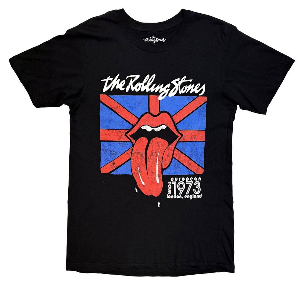 The Rolling Stones - "London 1973" T-Shirt für Herren/Damen Uni RO16193 (XL) (Schwarz)