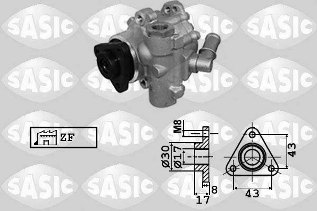 Pompe de direction assistée SASIC 7076067 compatible BMW E39 OE