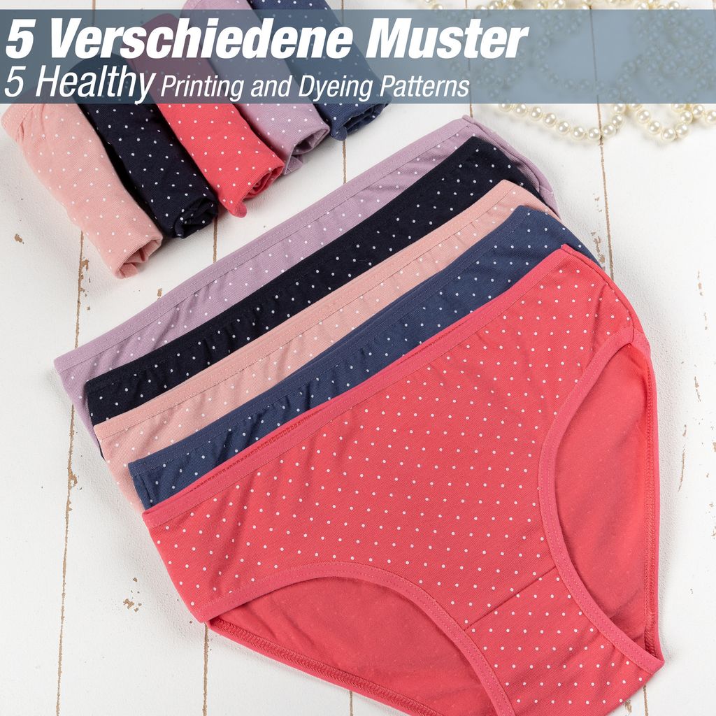 10 Mädchen Kinder Slips Punkte Baumwolle Kaufland.de