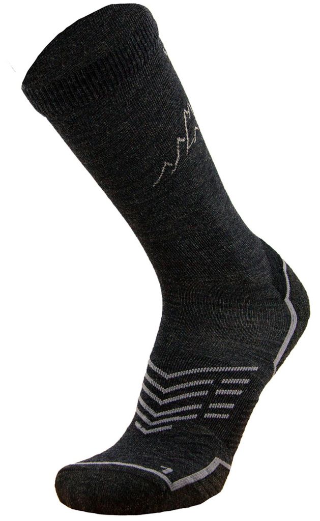 WAPITI Merino Trekking long GT03 - Herren Wandersocken - anthrazit anthrazit 45-47