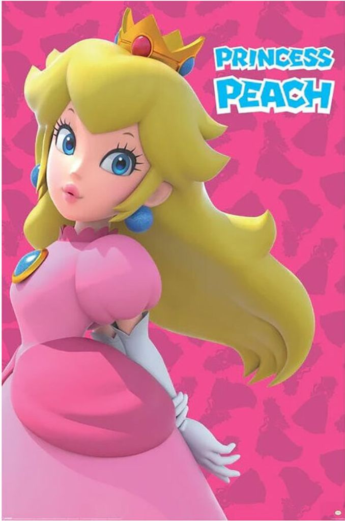 Super Mario - Princess Peach - Poster