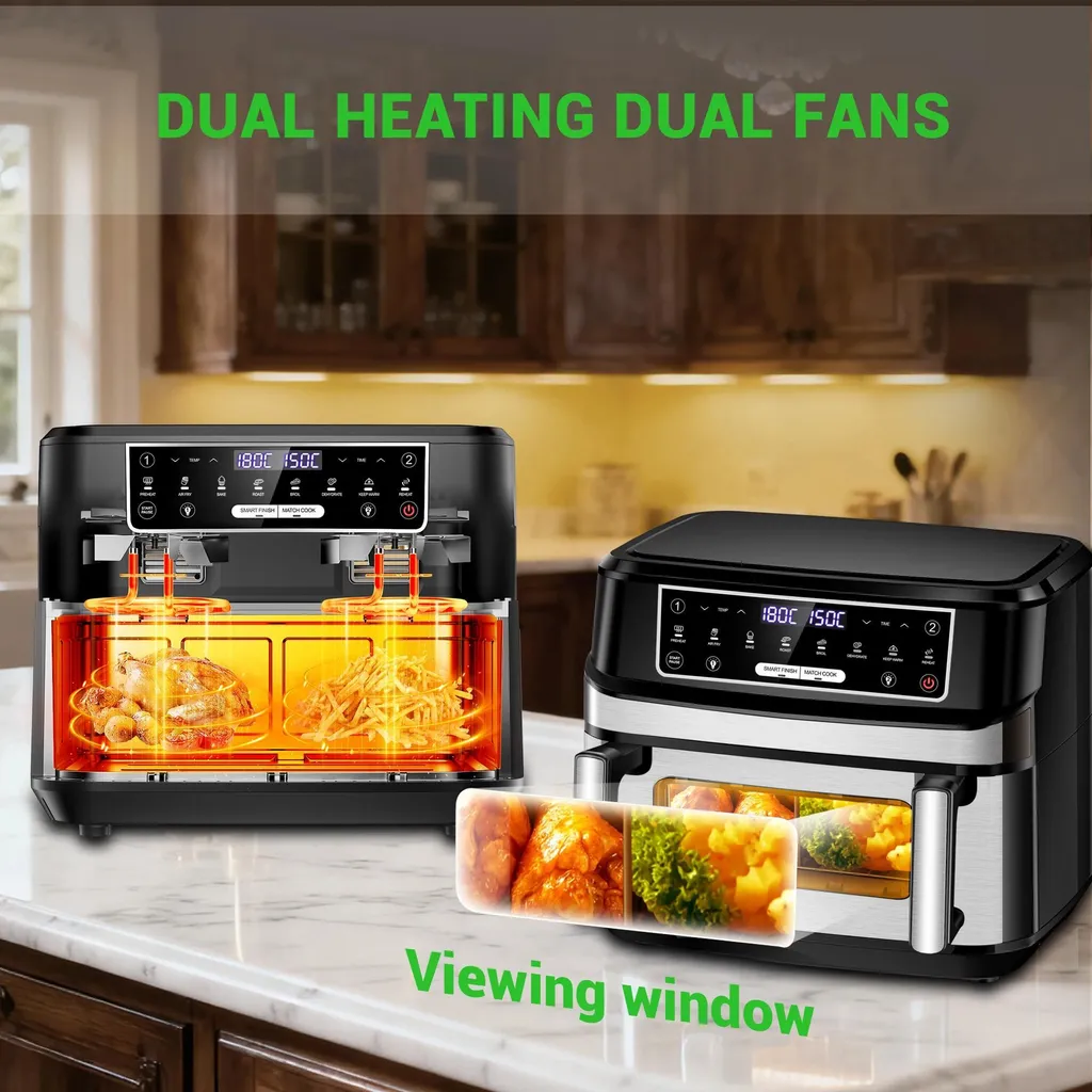 Airfryer 2000W avec Fenêtre de Visualisation et 8 Modes de Cuisson Rapide - 5