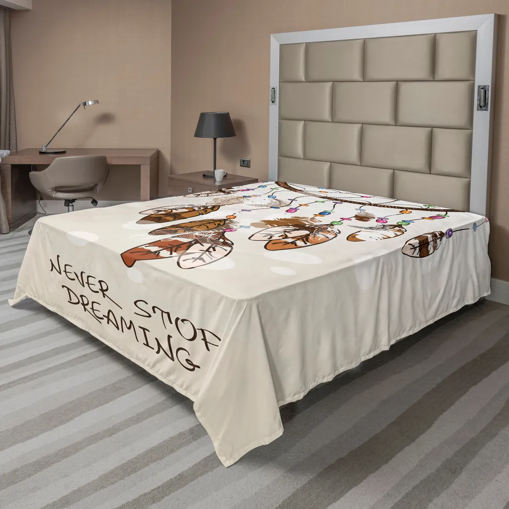 Linge de lit bohème 266x260 cm pour une décoration de chambre zen et cosy