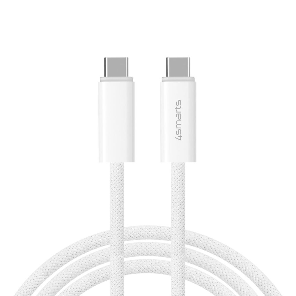 4smarts USB-C Kabel PremiumCord 240W 1.5m. wei