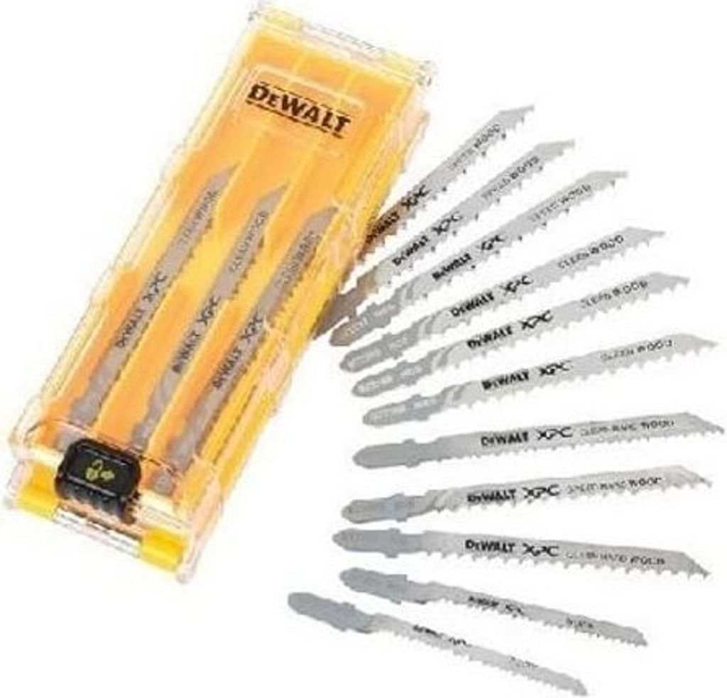 DEWALT Lot De 10 Lames De Scie Sauteuse XPC – Tout Bois – Denture Précise & Robuste – DT2294-QZ