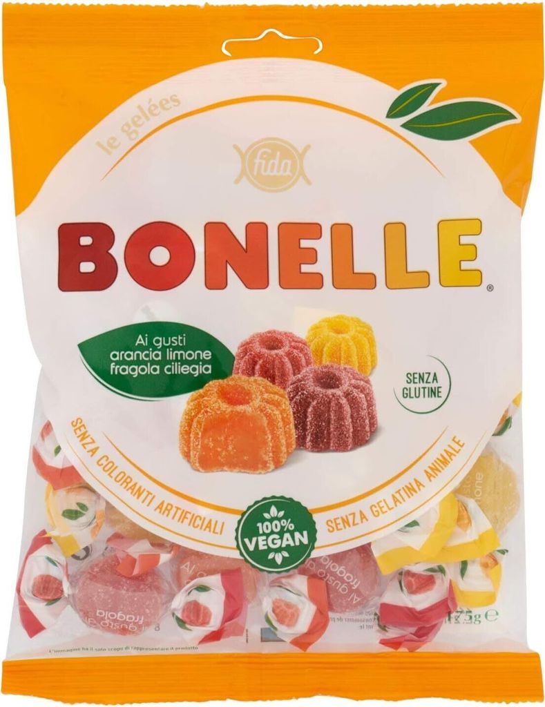 6x Fida Le Bonelle Gelées Caramelle Bonbons 175g Produktbild 