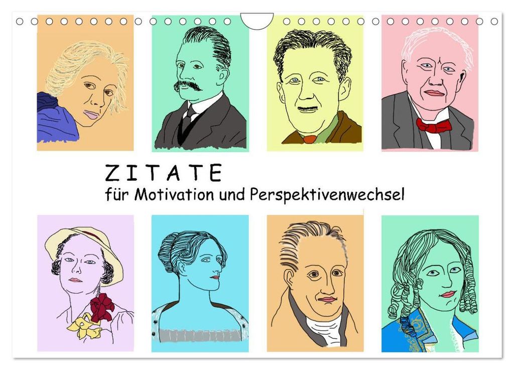 Zitate für Motivation und Perspektivenwechsel (Wandkalender 2027 DIN A4 quer), CALVENDO Monatskalender
