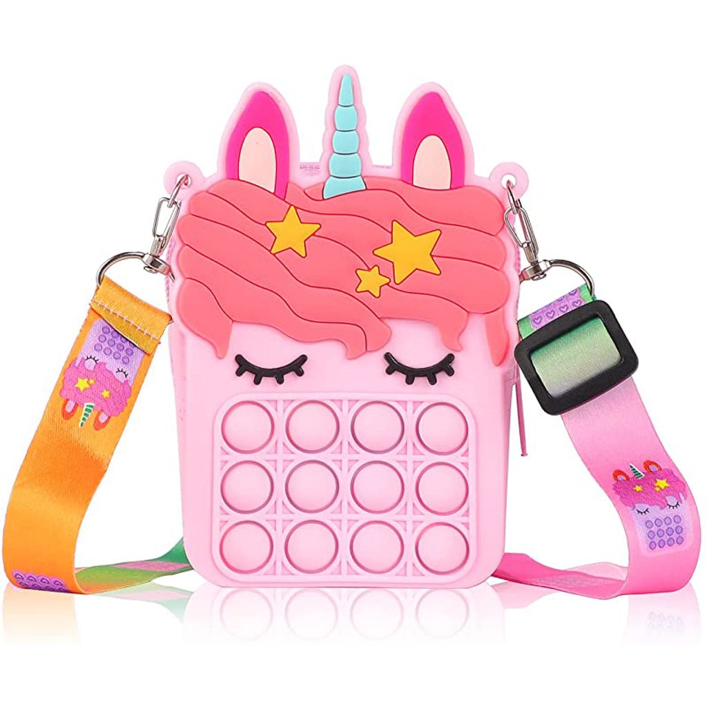 Fidget Toy Set Handtasche Antistress-Tasche Popit Bubble Sinnesspielzeug DE A 
