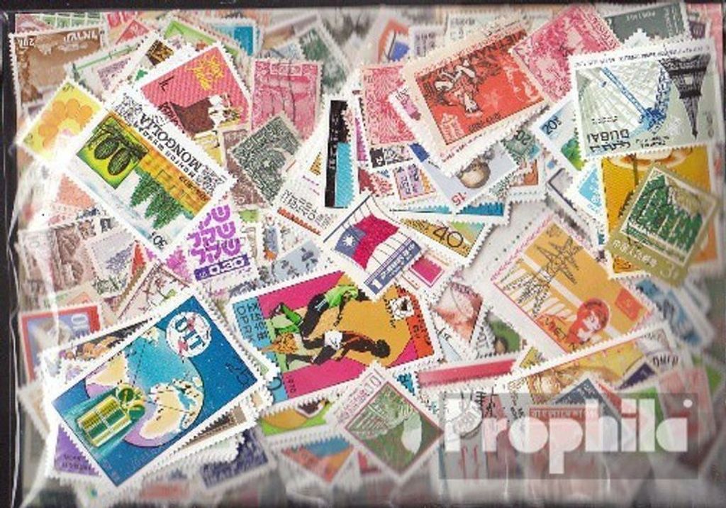 Briefmarken Asien 1.000 verschiedene Marken