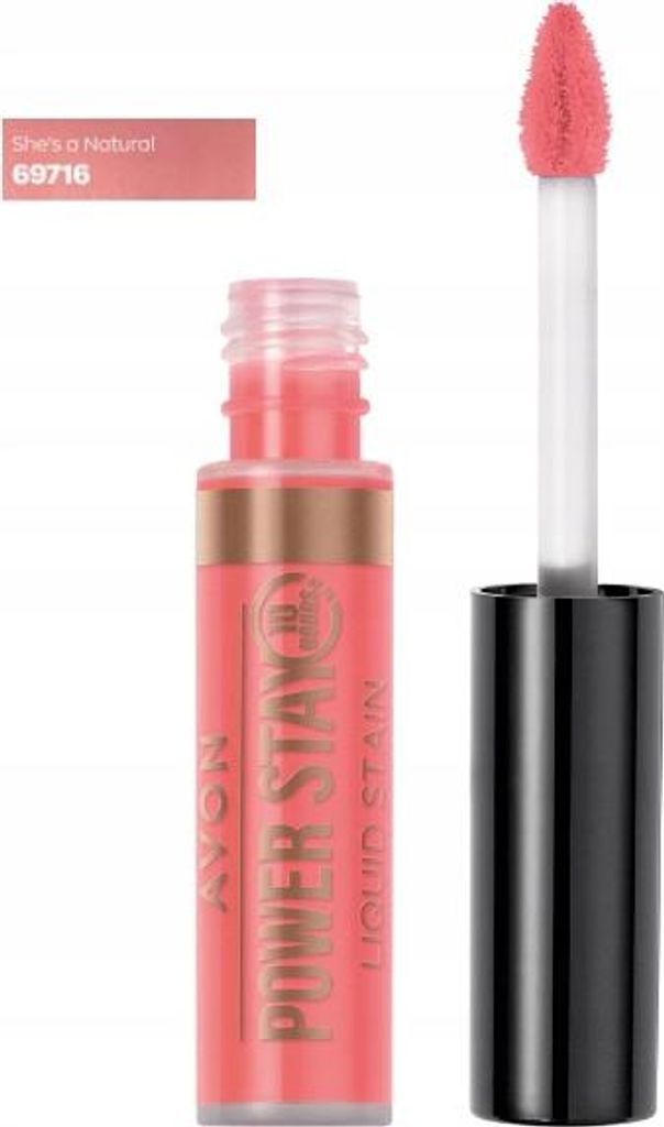 AVON Flüssiger Lippenstift Bis zu 10 Stunden SHE'S A NATURAL