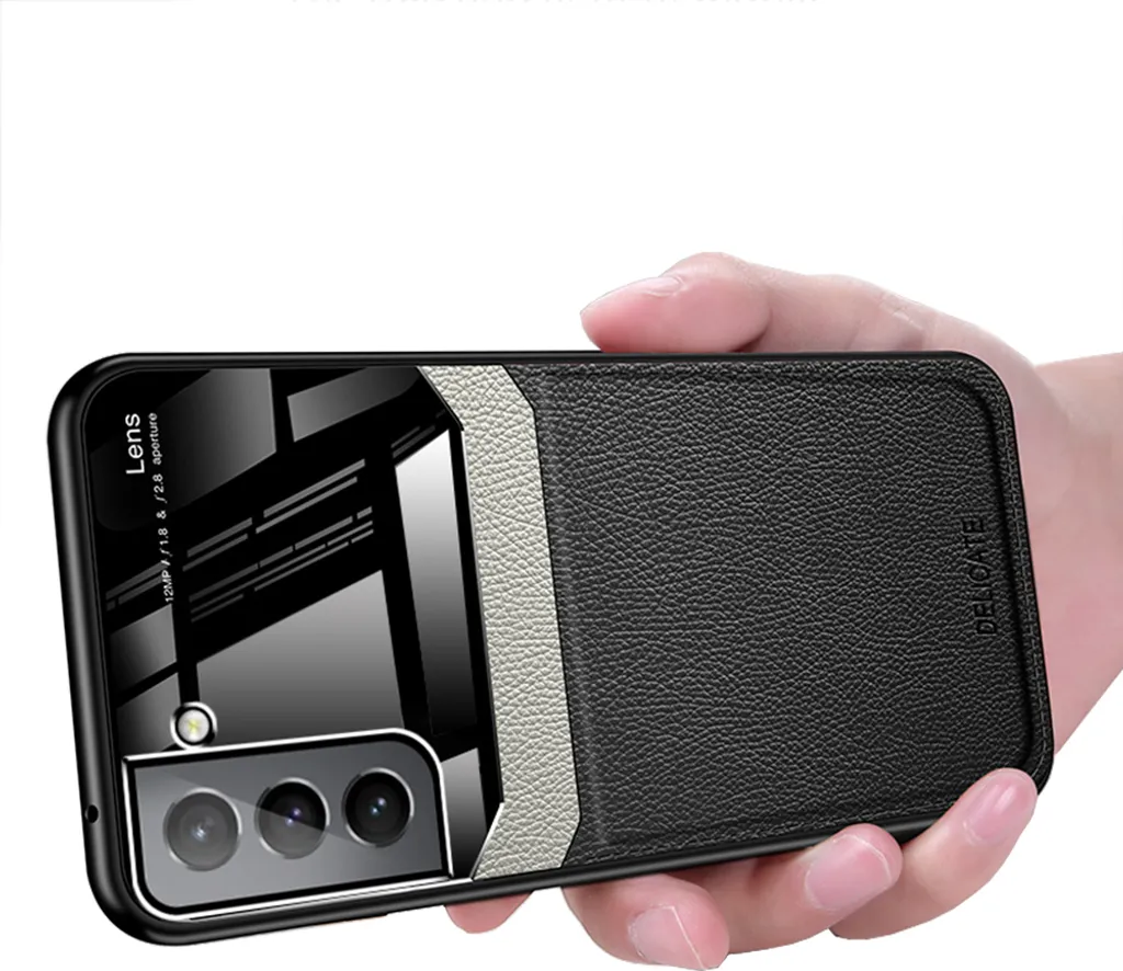 Custodia Business per Samsung Galaxy S22 5G - Pelle Litchi & TPU