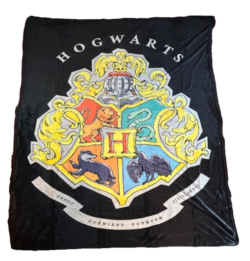 Harry Potter Kinderdecke Schmusedecke 150x200cm Kinder Kuscheldecke Fleece Decke