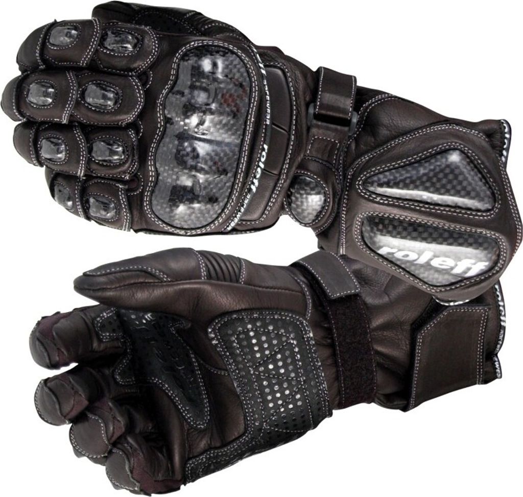 Roleff Great Big Leder Sporthandschuhe Modell Ro67 Farbe Schwarz Grösse M