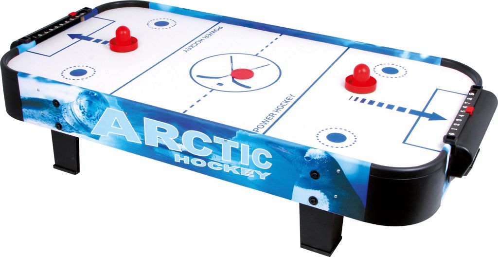 Small Foot 9878 Air-Hockey Tischspiel für 2 Personen, mehrfarbig (1 Stück)