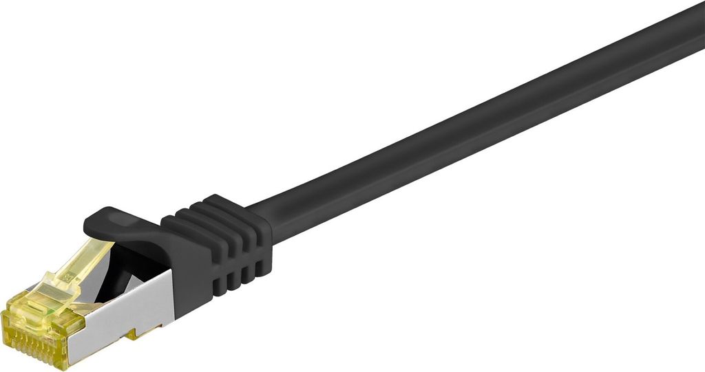 goobay RJ-45 Netzwerkkabel 0,25 m schwarz bis zu 10,00 Produktbild 