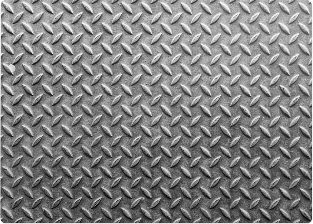 Metallgitter – Bodenschutzmatte – Stuhlunterlage 140x100 cm – Rutschfest – Hartbodenmatte