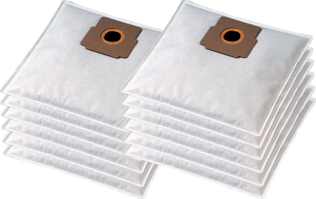 KOMA ZE01S - Set mit 12 Stück Staubsaugerbeuteln für Zelmer Cobra, Flip, Furio Staubsauger