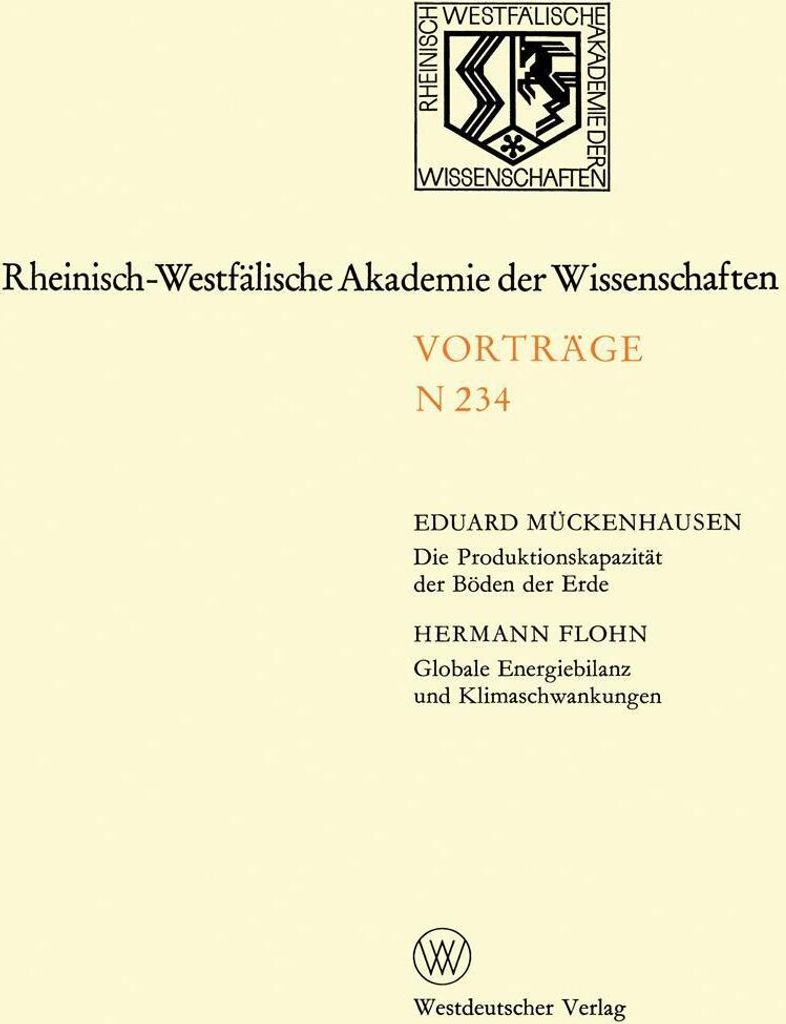 Die Produktionskapazität der Böden der Erde. Globale Energiebilanz und Klimaschwankungen