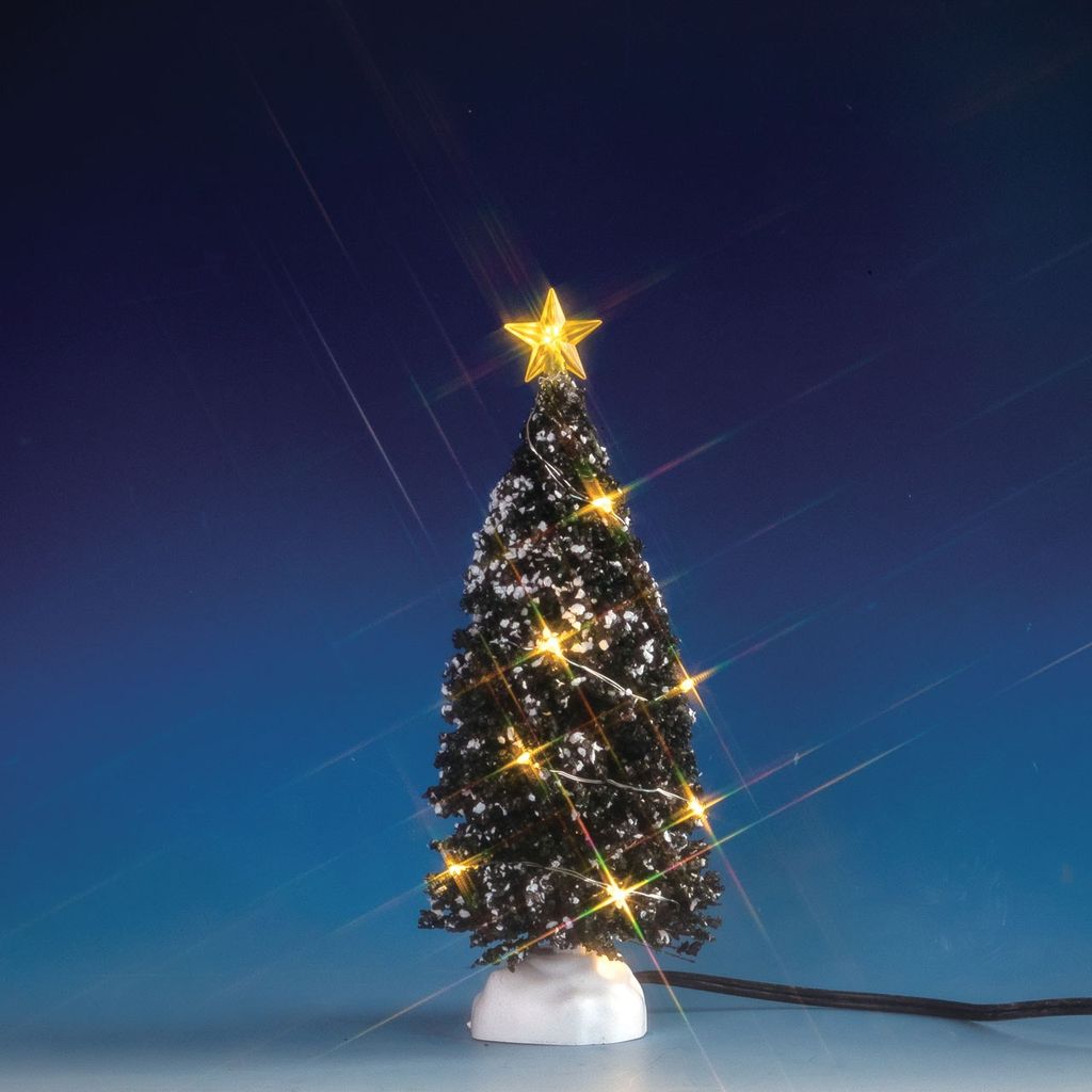 Weihnachtsfigur Evergreen tree with 12 clear light b/o 4.5v LEMAX