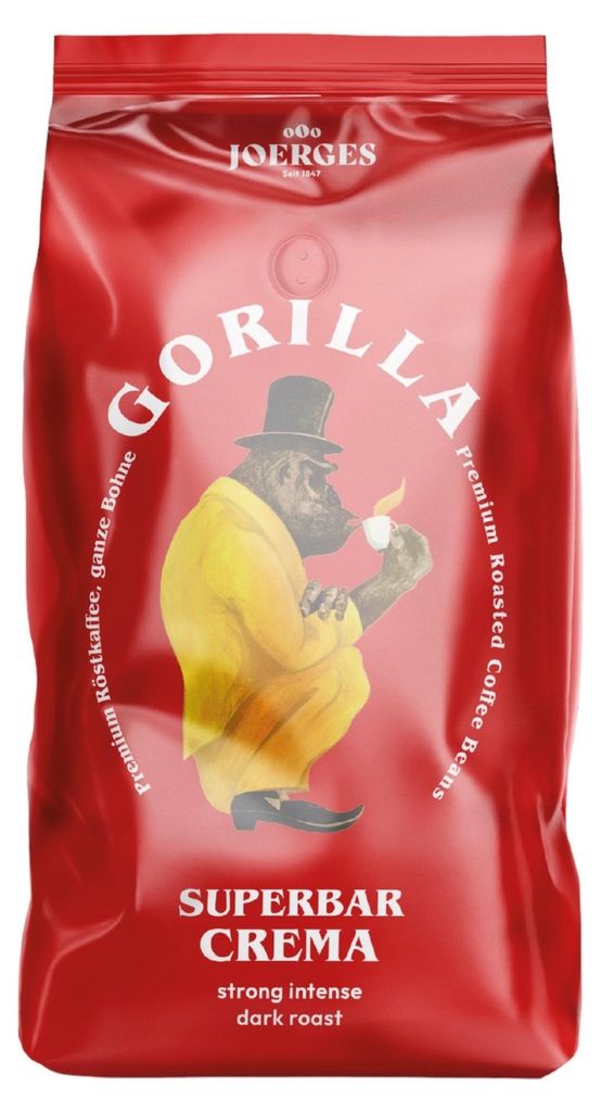GORILLA Superbar Crema zrnková káva 1 kg Obrázok produktu 
