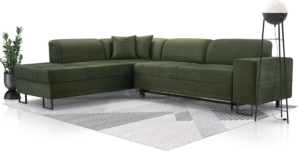 Ecksofa Eckcouch Schlafsofa L-Form Sofa ZAZA solar 37 links Wohnzimmersofa Schlafcouch Schlaffunktion Bettkasten