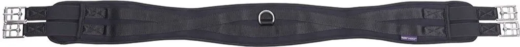 Sangle Harry's Horse Soft Noire 110 cm pour Selle d'Équitation Mixte