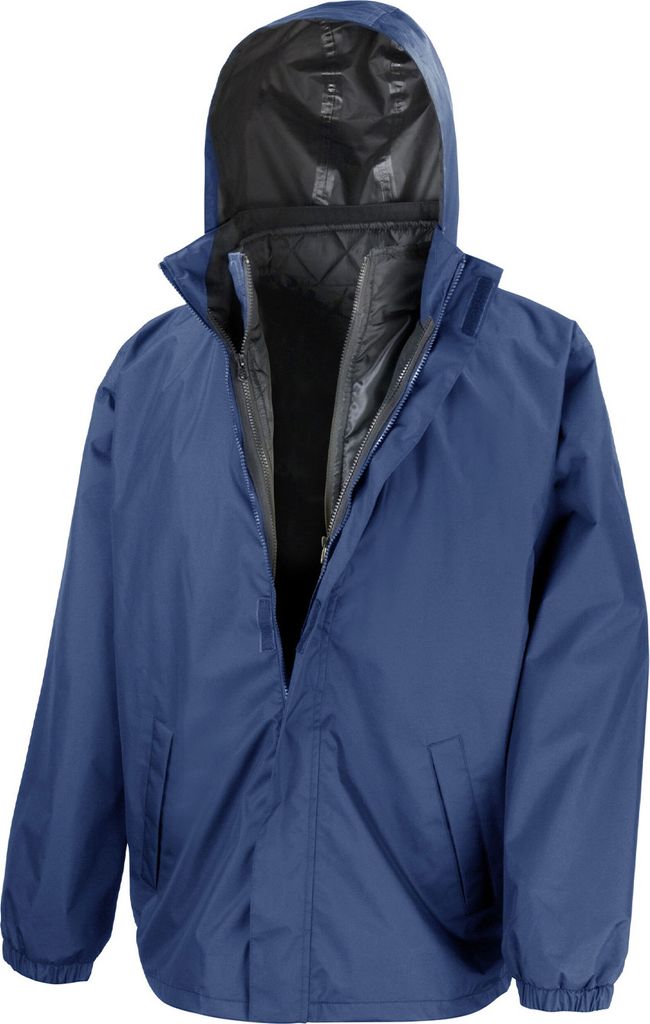 Result Core - Jacke, wasserfest 3 in 1 für Herren RW10220 (S) (Marineblau)