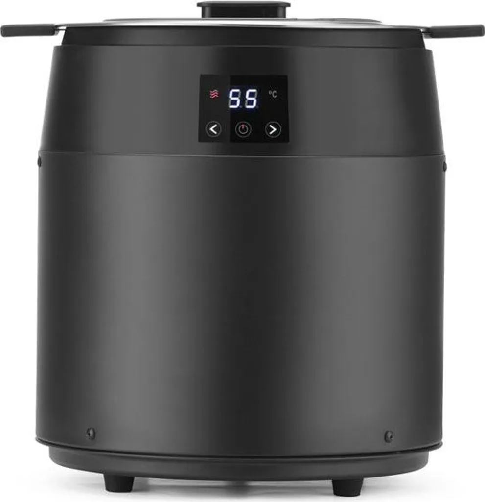 Bouilloire à Soupe 10 L pour Buffet - Marmite Noire HENDI Cuisine Pro