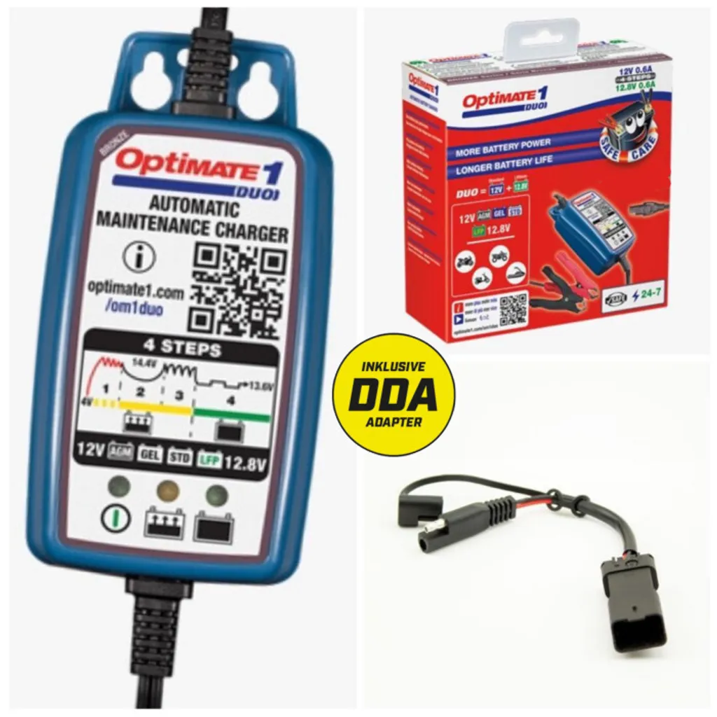 Évitez les Pannes de Batterie avec le Chargeur OptiMate 1 DUO 12V 0.6A