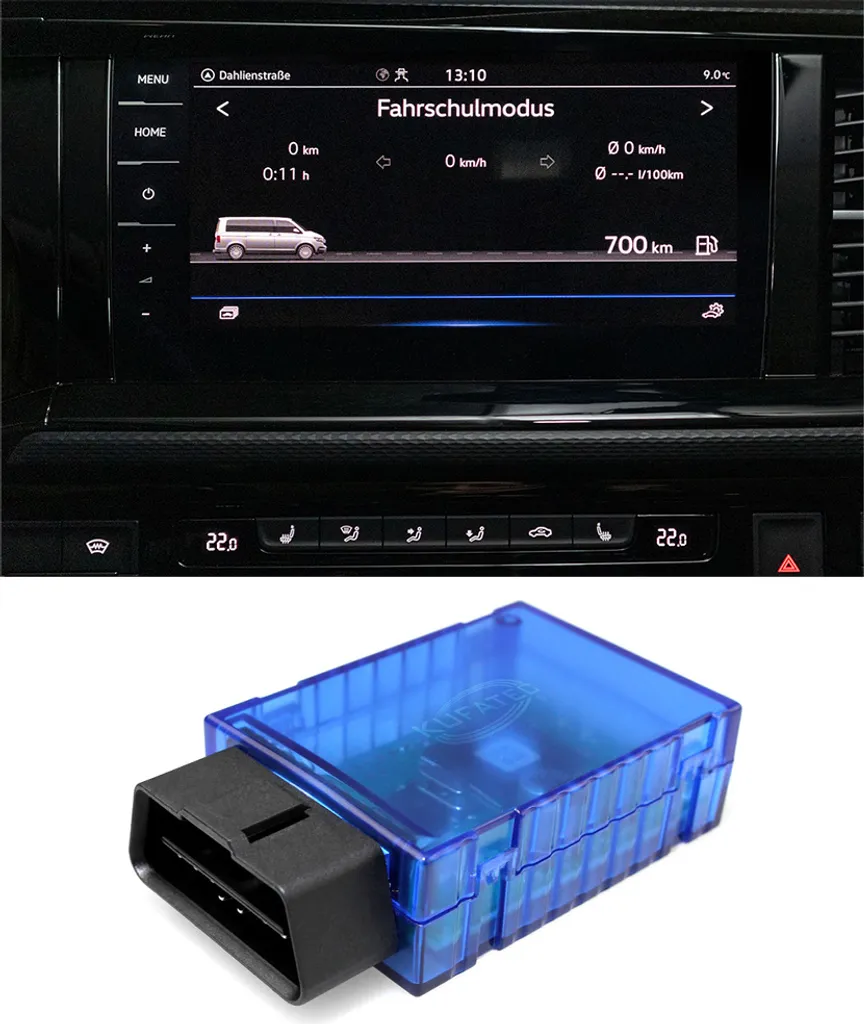 Skoda MQB PLA Park Assist - Dongle Codifica Kufatec per Attivazione OBD