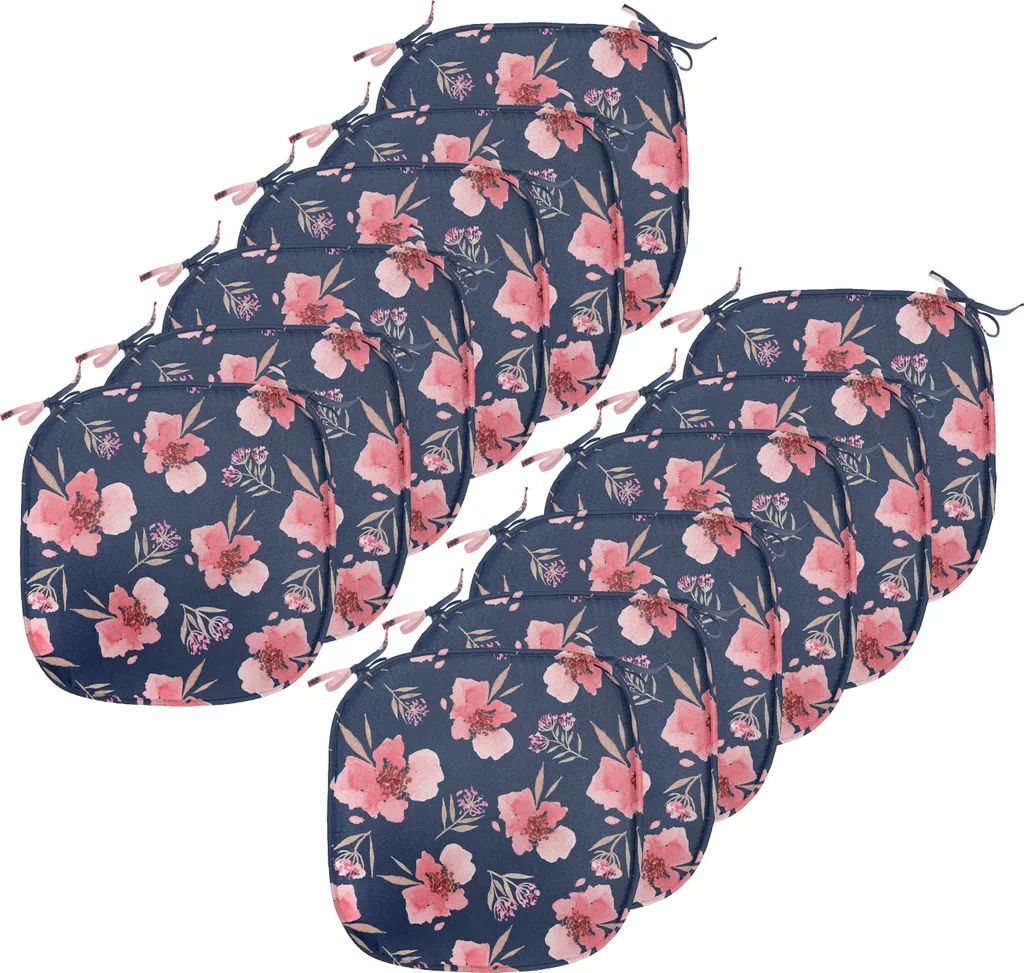 Cuscini Decorativi 40x40 Impermeabili ABAKUHAUS Rosa Garten - Set 12