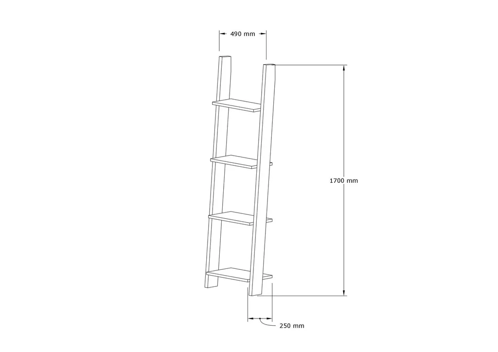 Solution rangement vertical : étagère Fayko PUQ blanche 170cm robuste