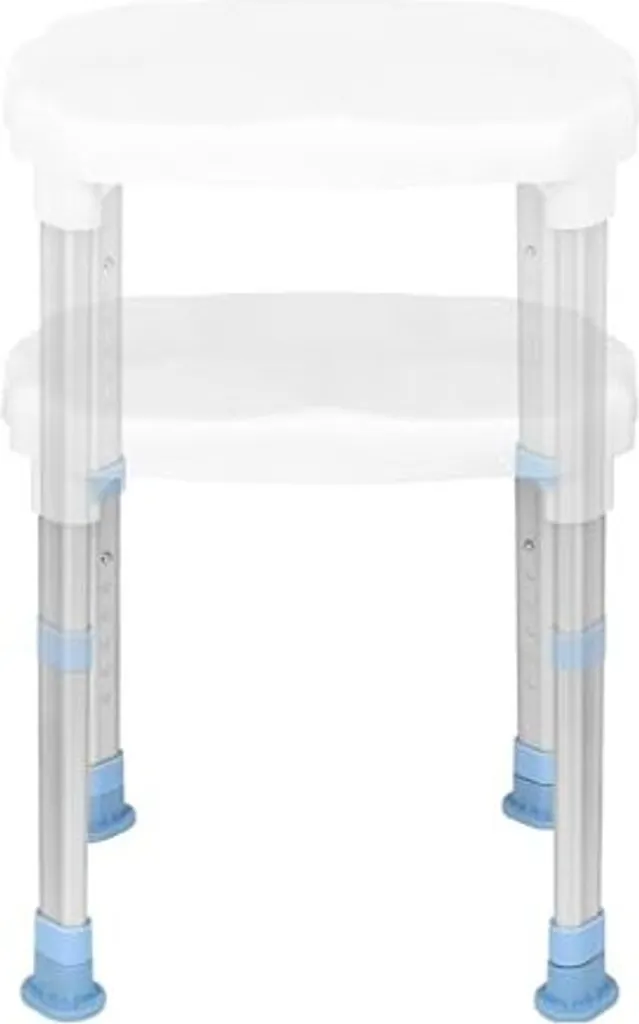 Tabouret de bain pour personnes âgées aide à la toilette réglable 53cm