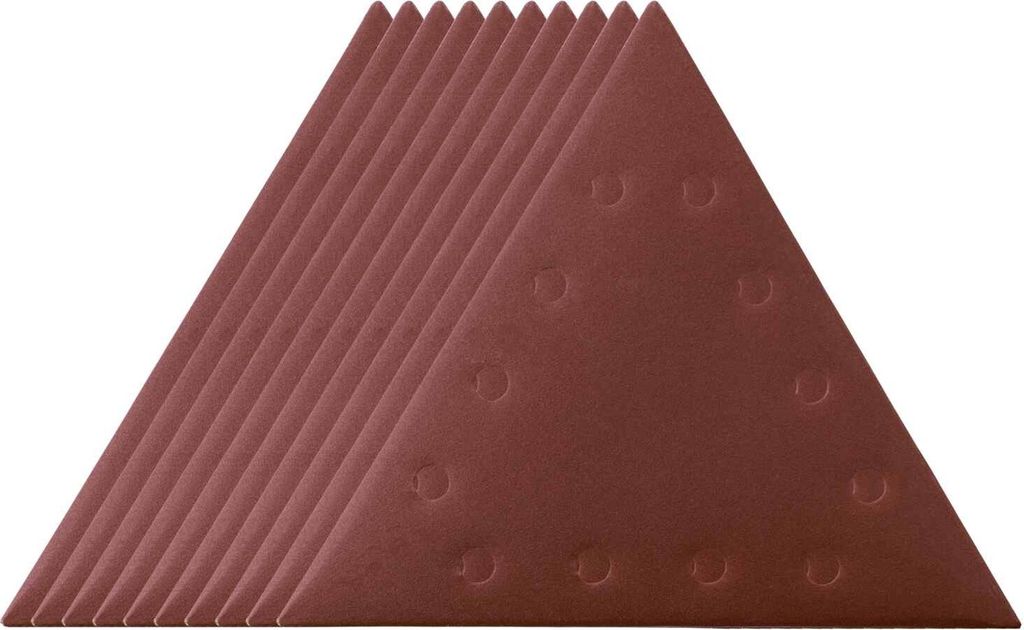 Scheppach Schleifpapier Dreieckig K 80 | Satz = 10 Stück | 280 x 280 x 280 mm
