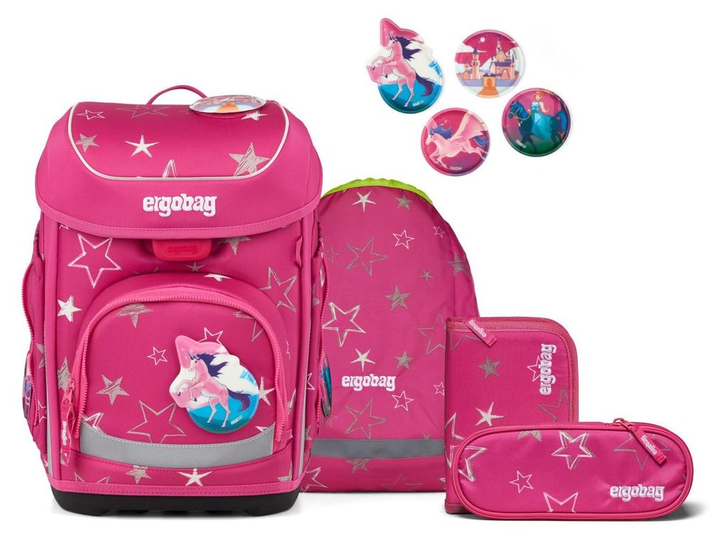 Zestaw plecaka szkolnego ergobag cubo, wzór "SternzauBär" Zdjęcie produktu 