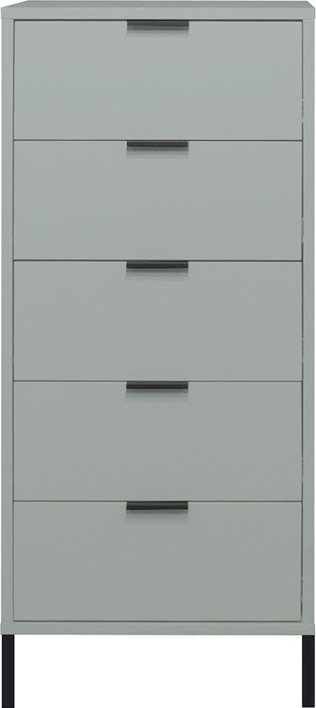 Kommode Erna 51x45x123 Pinie Green matt Lack 14728-Q