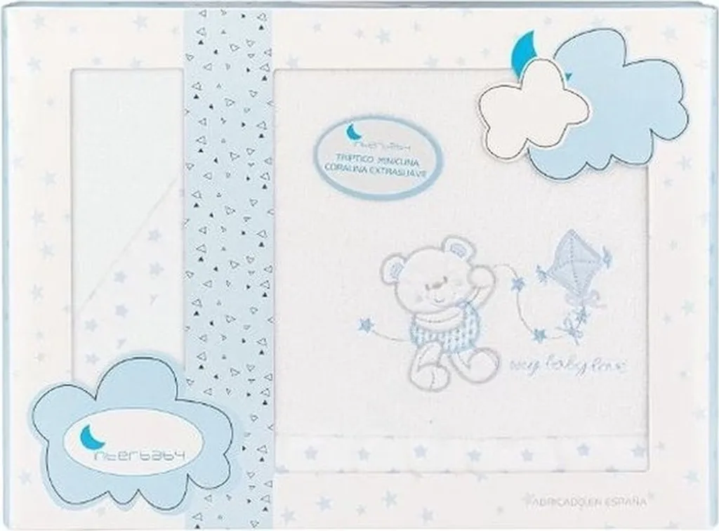 Linge de lit pour berceau bébé en polaire douce Interbaby bleu 3 pcs