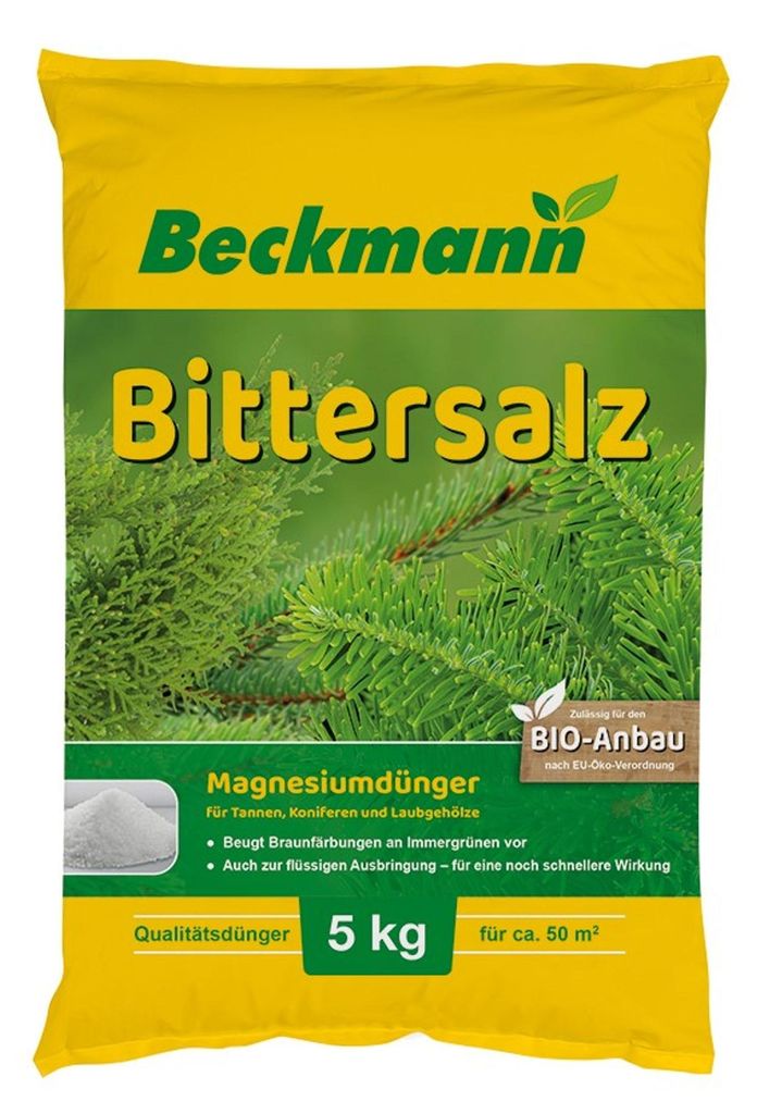 Bittersalz 25kg, Tannendünger, Koniferendünger, Magnesiumsulfat