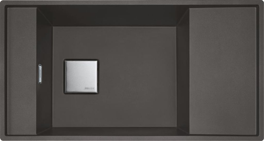 Franke Mythos FSG 211-86 Einbauspüle Schiefergrau Fragranit für Unterschränke ab 70 cm, Druckknopf - INKL.