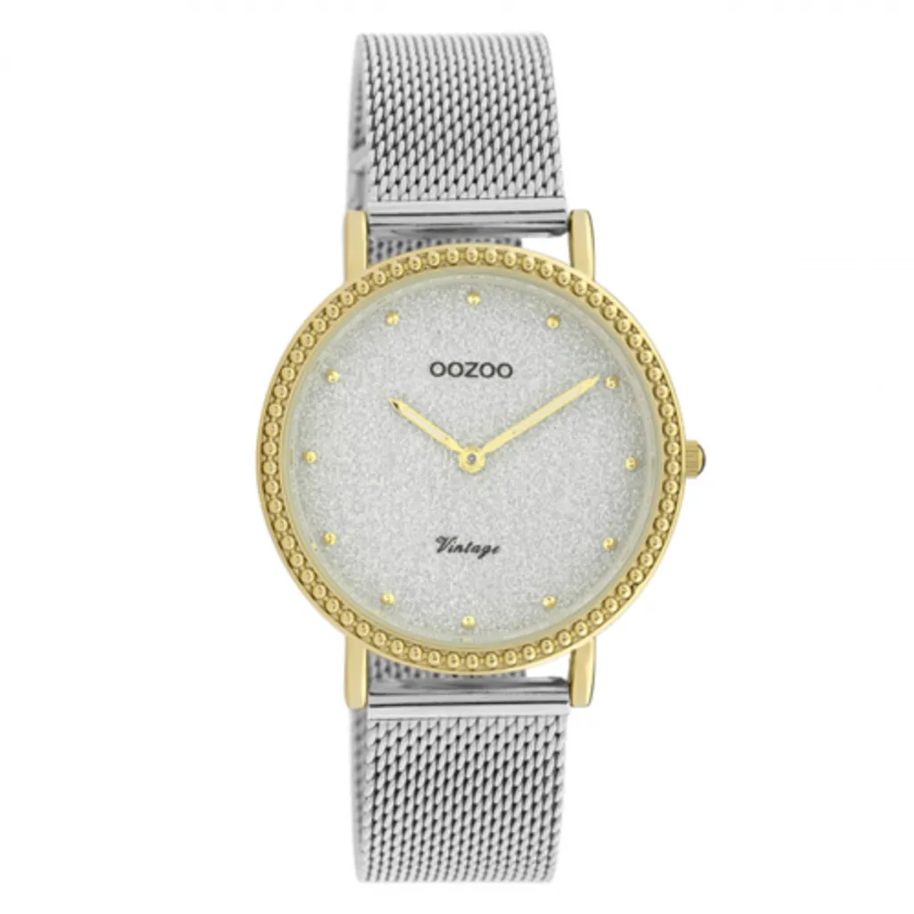 Oozoo - Orologio da donna - C20053 - Argento oro glitterato