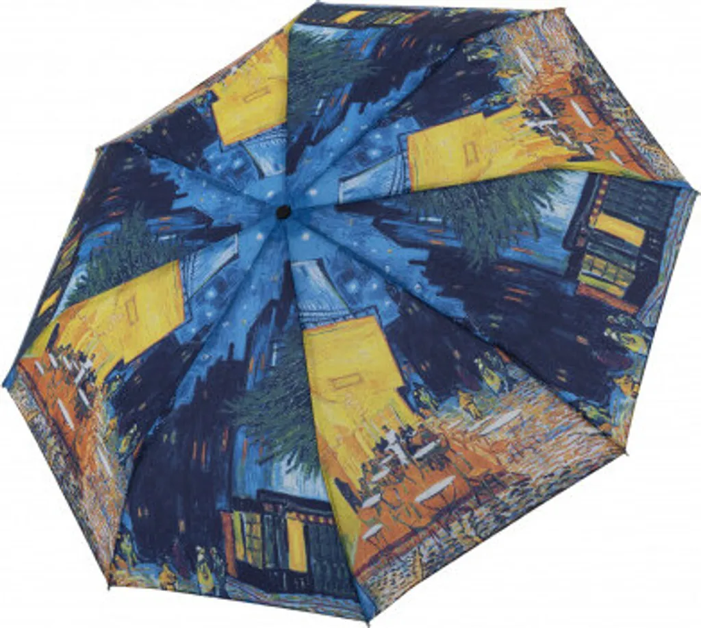 Parapluie de poche automatique Doppler Art Collection Terrace Bleu