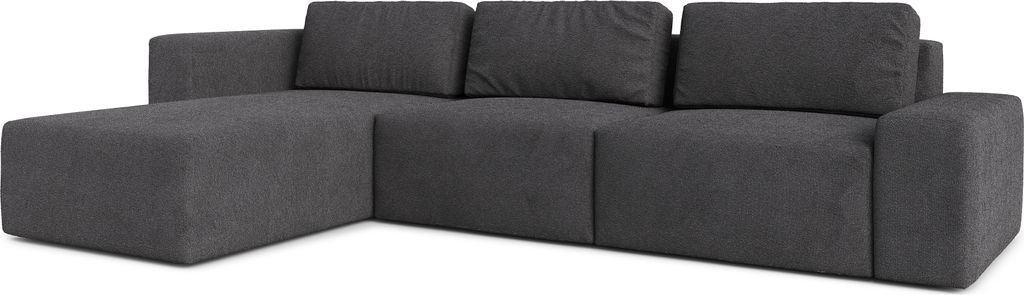 AX LIVING Couch XXL L Form Arkleton Ecksofa Groß Grau 360 cm Modern L