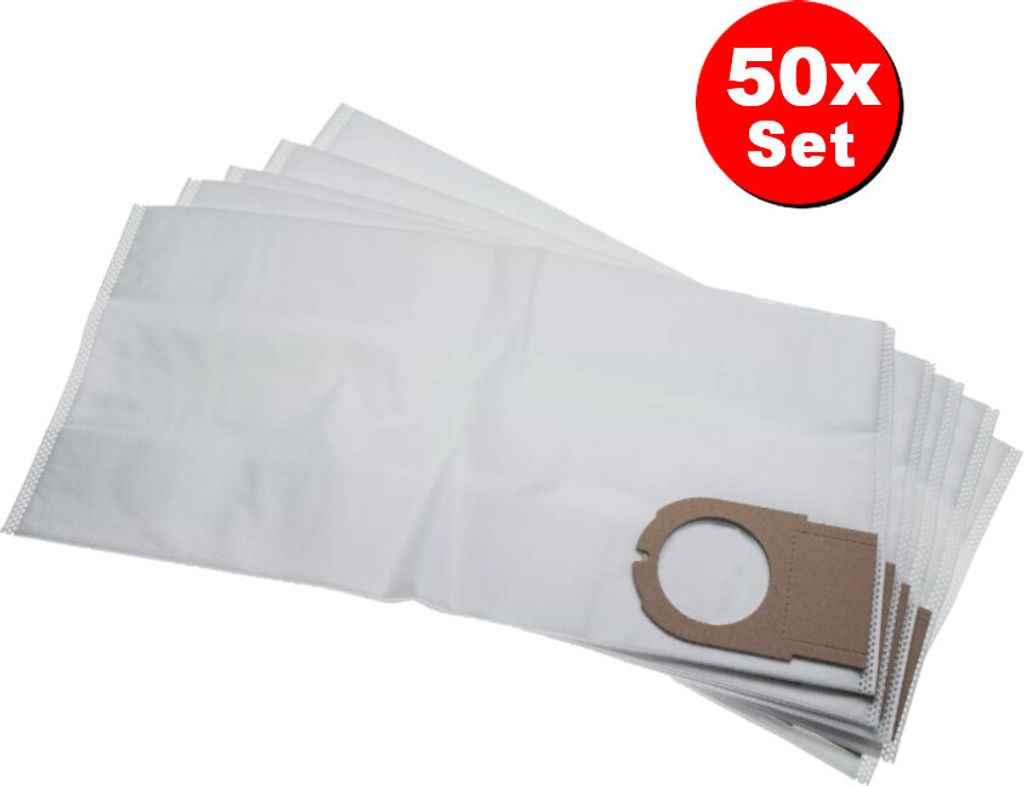 50x Trade-Shop Microvlies Staubsauger-Beutel kompatibel mit Starmix Cyclon Elektrostar NT-08.-20-30-63, HG 8-1020, HG 8-10L, HG 8-14 RV, HG 8/NT