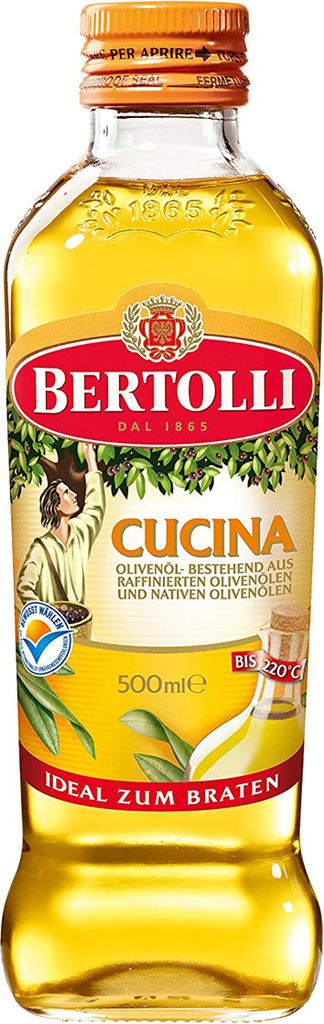 Bertolli Cucina Olivenöl ideal zum Anbraten und Frittieren 500ml
