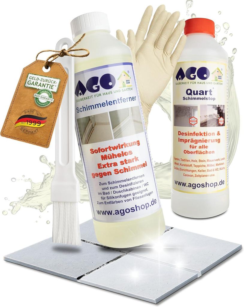 AGO Set Schimmelentferner & Schimmelstop je 500ml/ Produktbild 