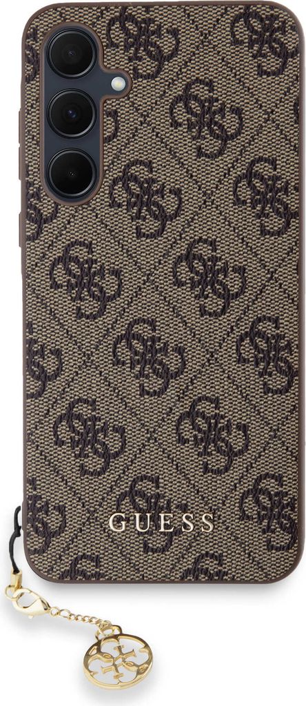 Guess GUHCSA35GF4GBR A35 A356 braun hardcase 4G Charms Collection Schutzhülle