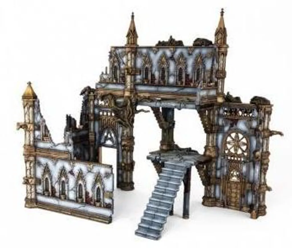 Maquette Cathédrale Éternelle Rempart : Montage Facile sans Colle ni Outil